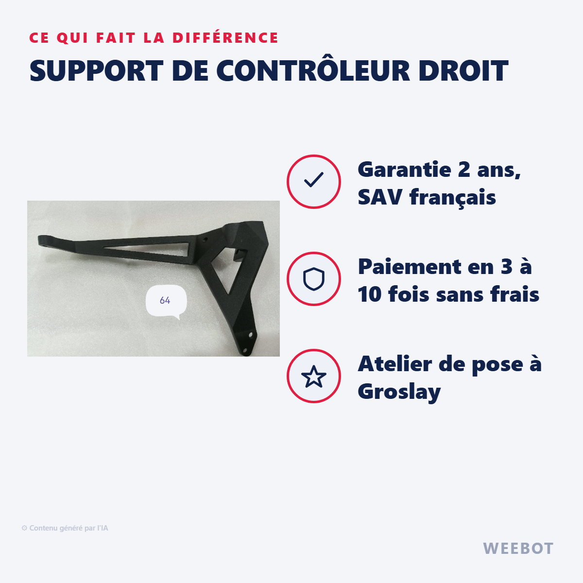 Support de Contrôleur Droit : les points forts