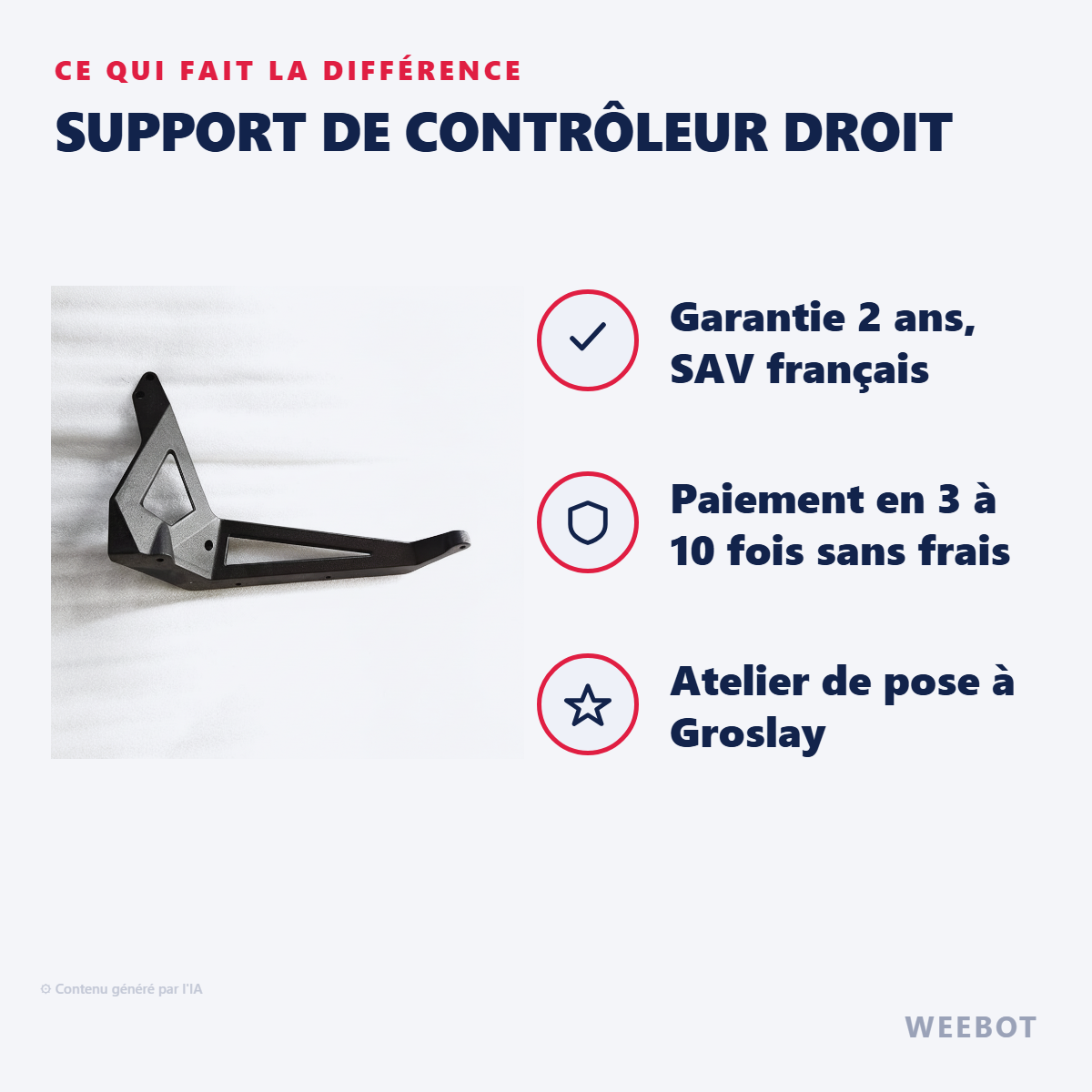 Support de Contrôleur Droit : les points forts