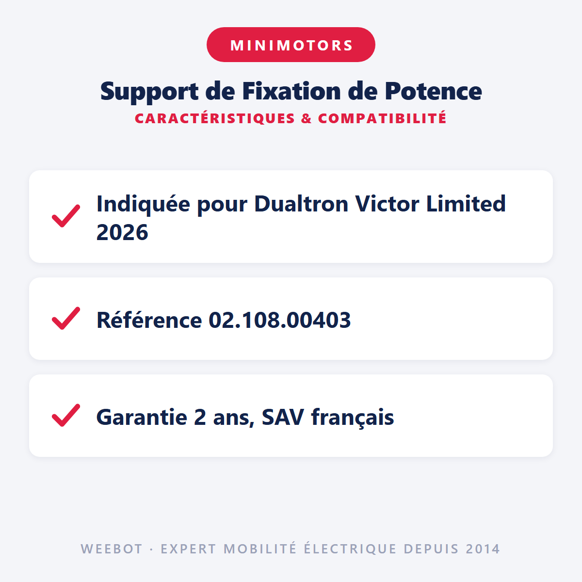Support de Fixation de Potence : caractéristiques et compatibilité
