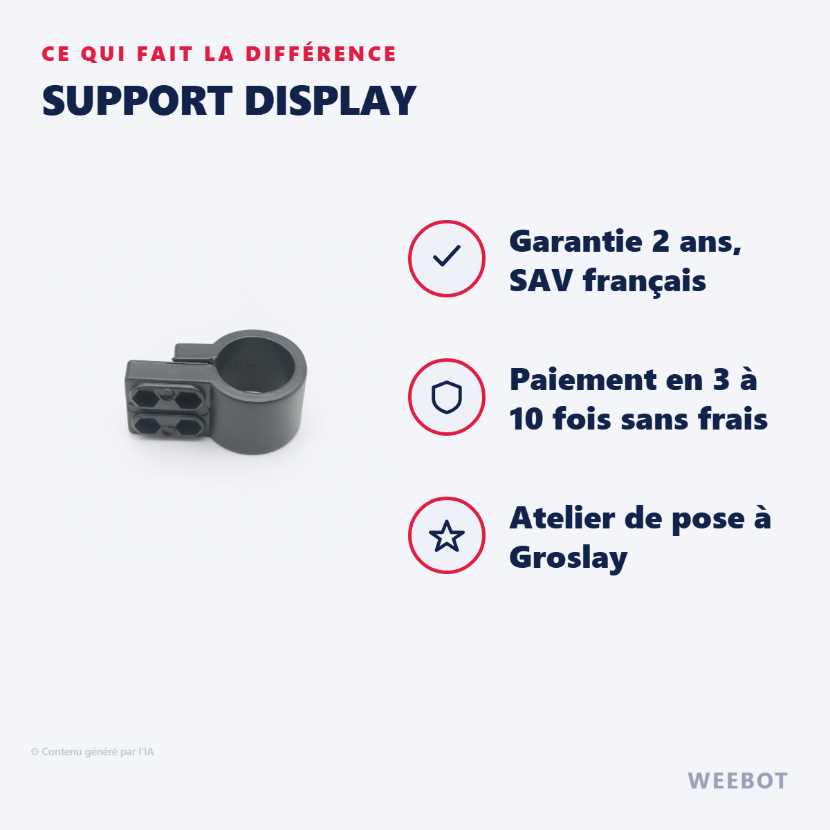 Support Display : les points forts