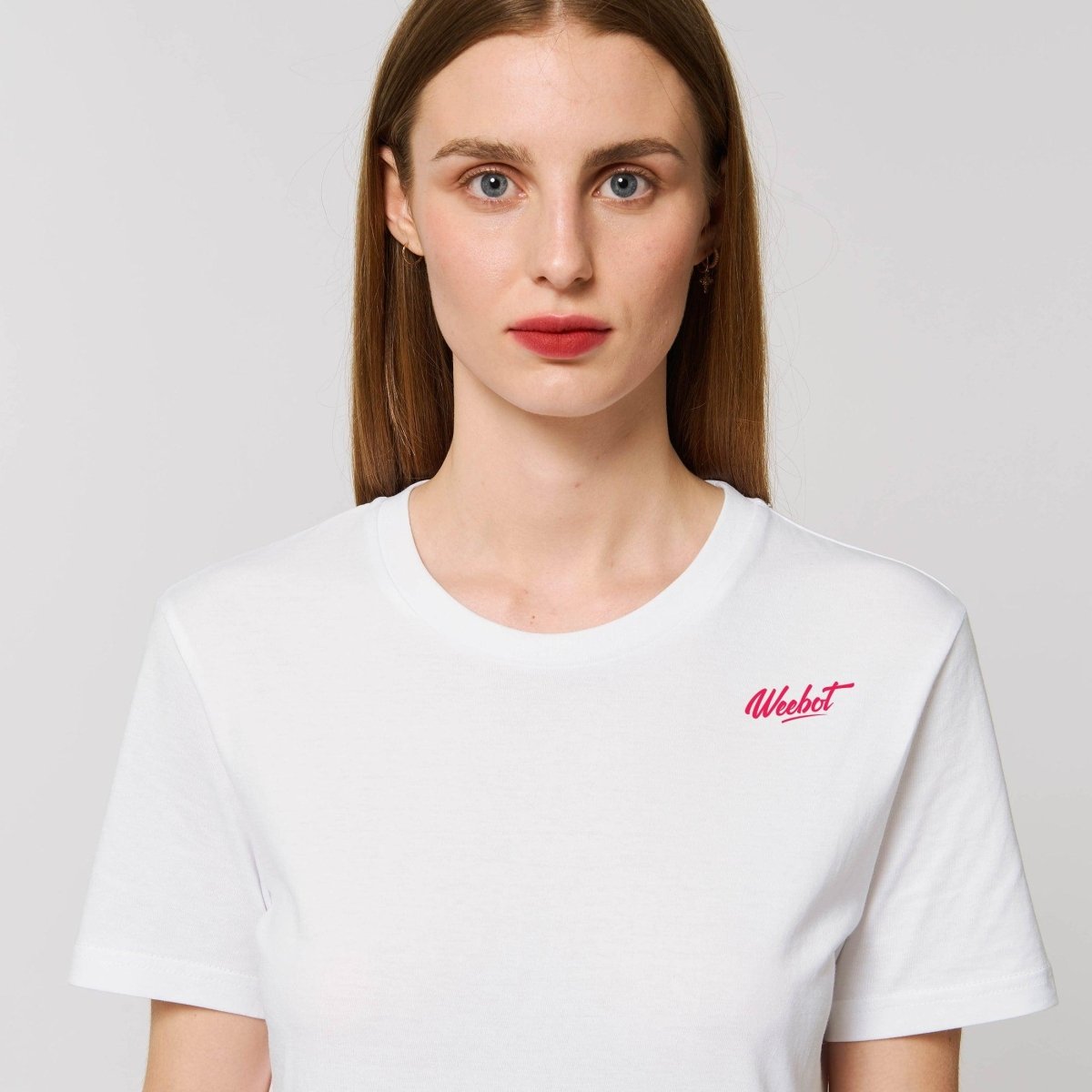 T-Shirt Weebot ICON Blanc Logo - Weebot