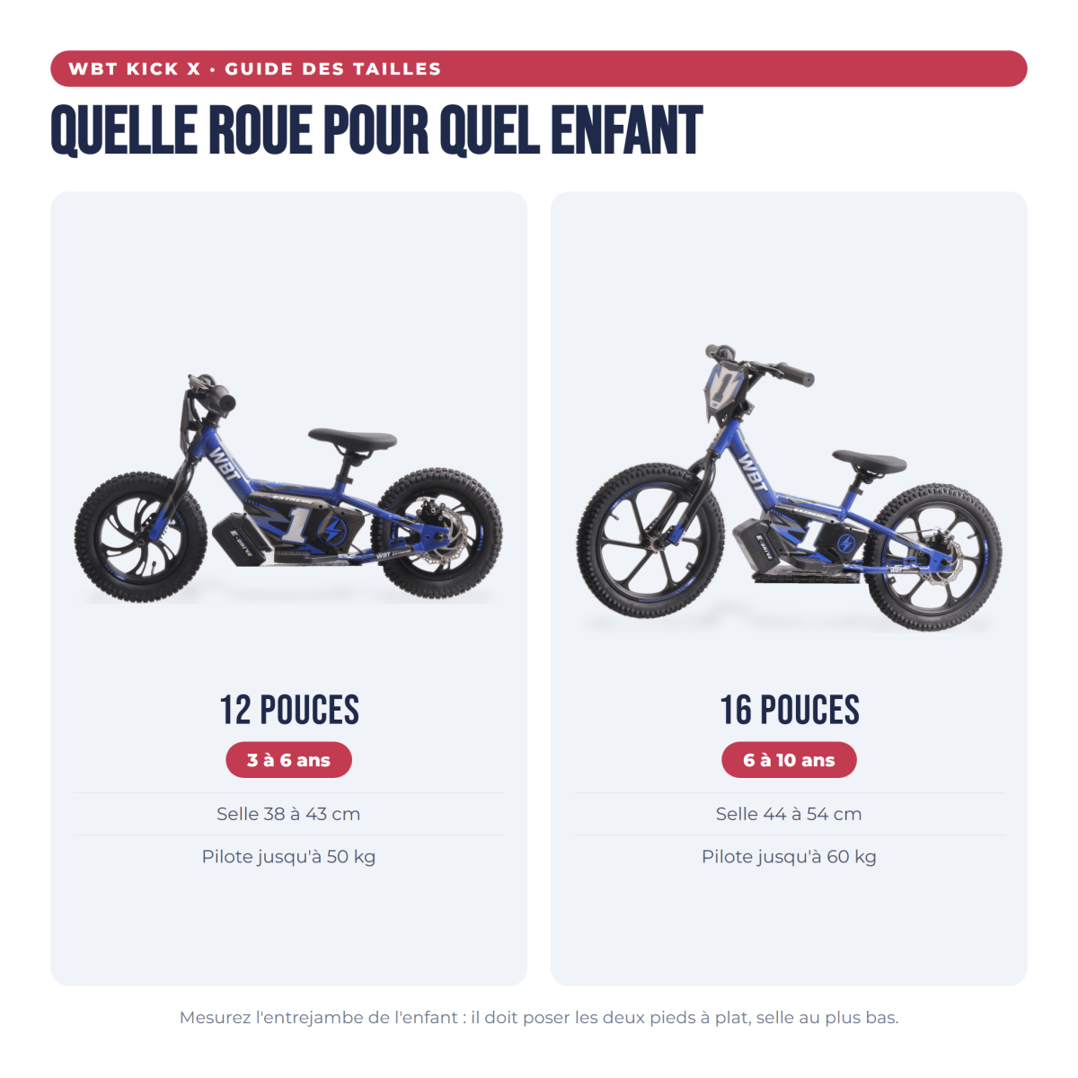 Draisienne Électrique Enfant WBT Kick X - Weebot