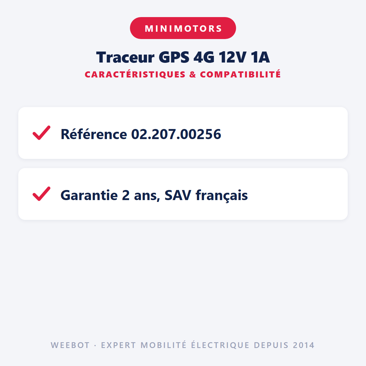 Traceur GPS 4G 12V 1A : caractéristiques et compatibilité