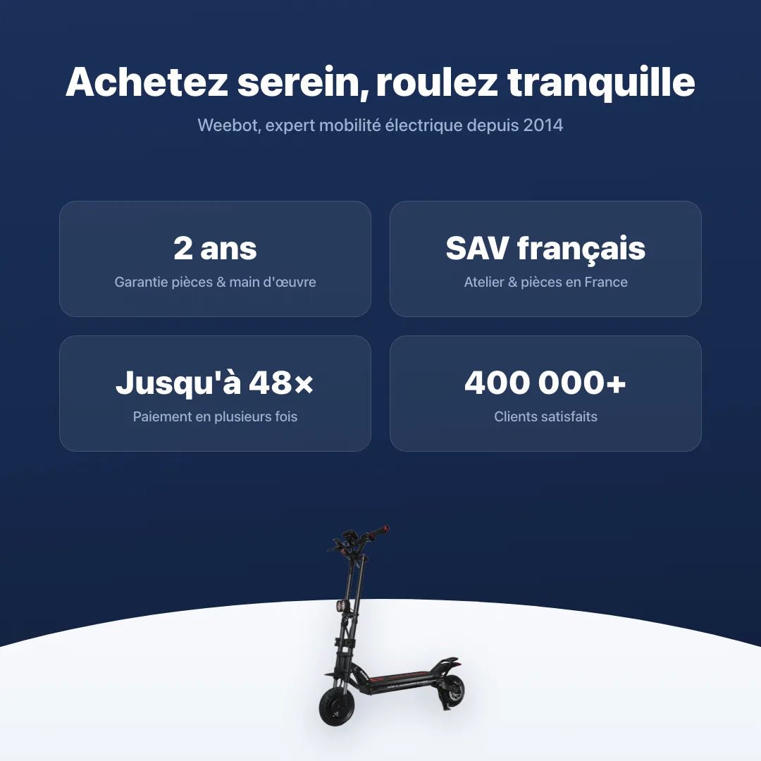 Trottinette Électrique Kaabo Wolf Warrior X Max - Weebot