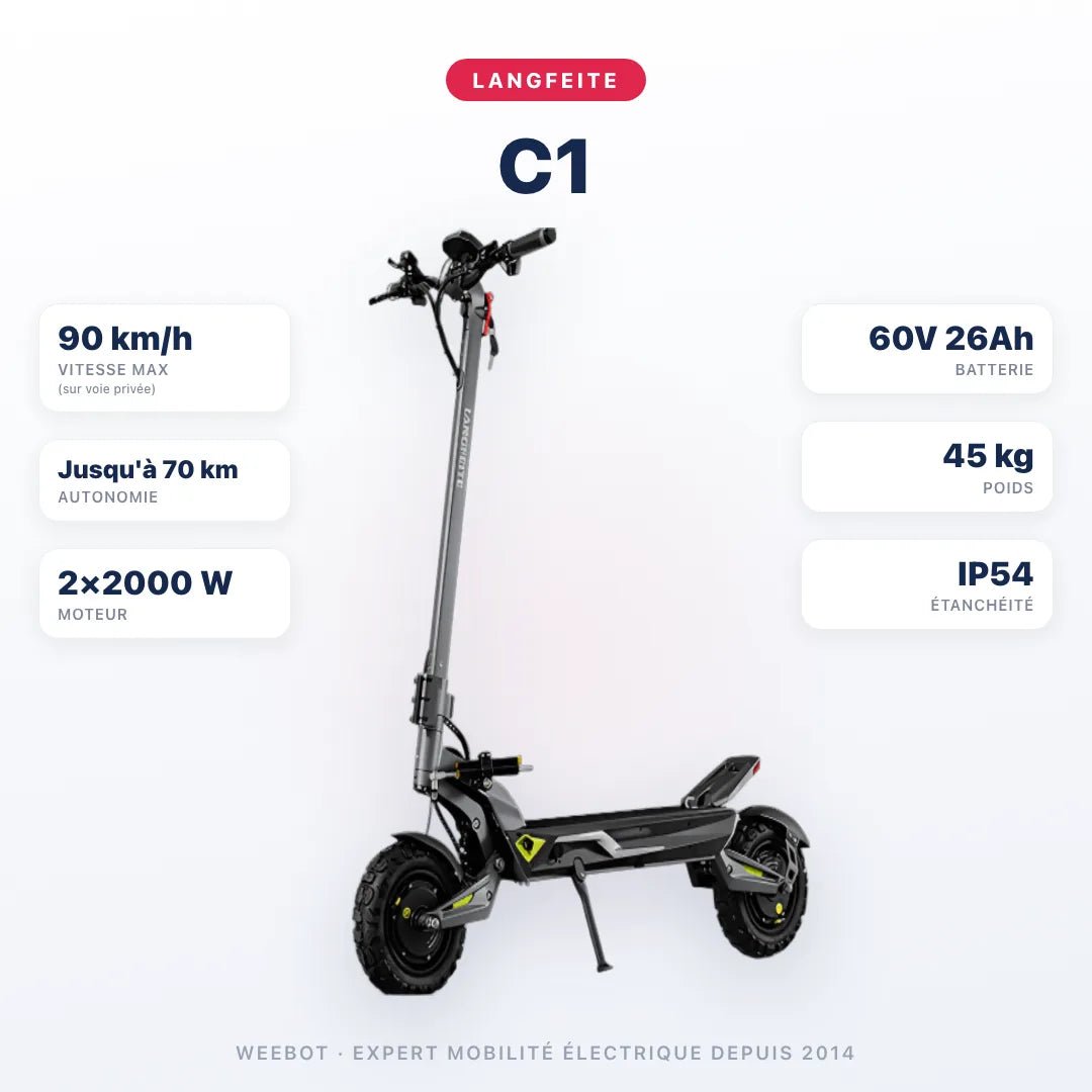 Trottinette Électrique Langfeite C1 - Weebot
