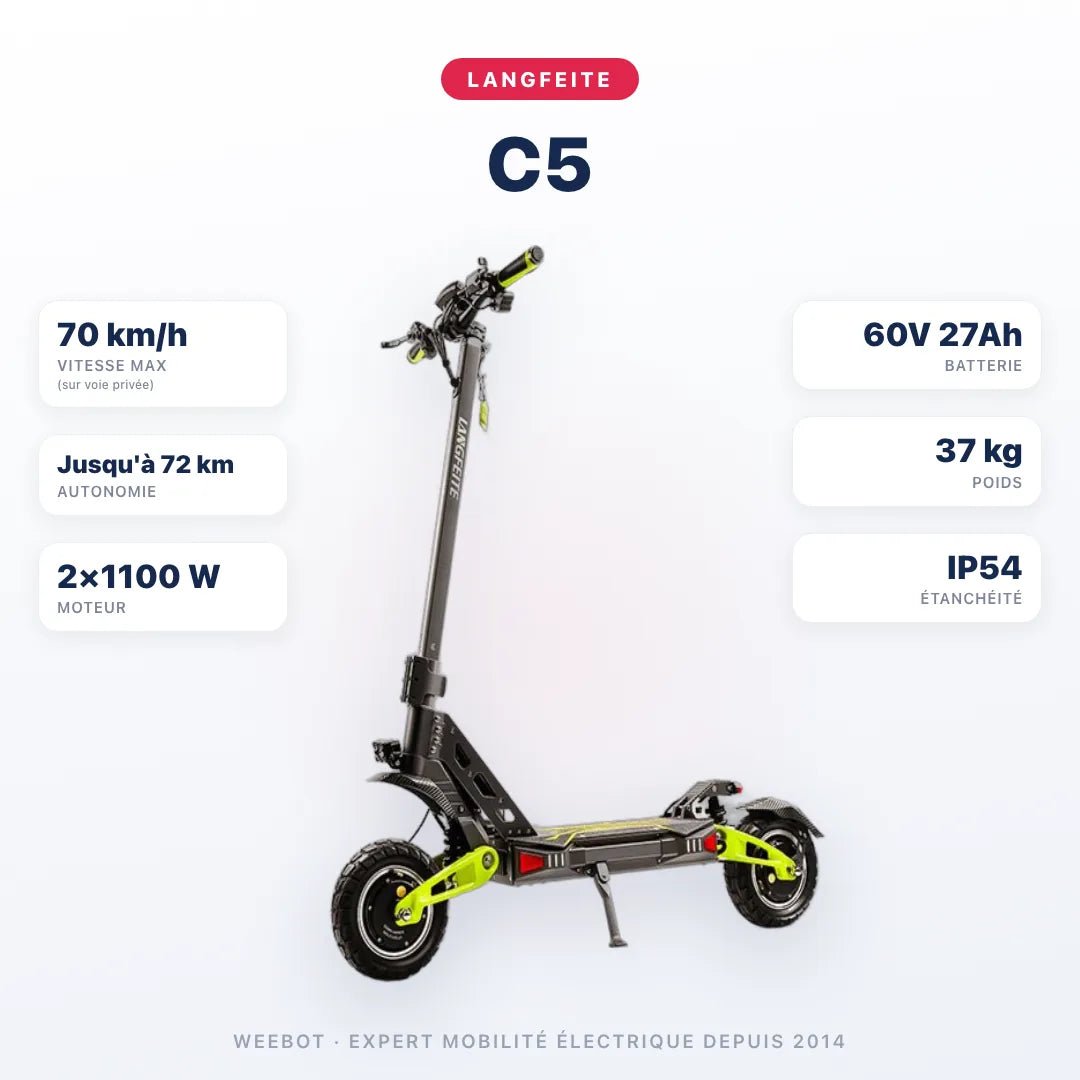 Trottinette Électrique Langfeite C5 - Weebot
