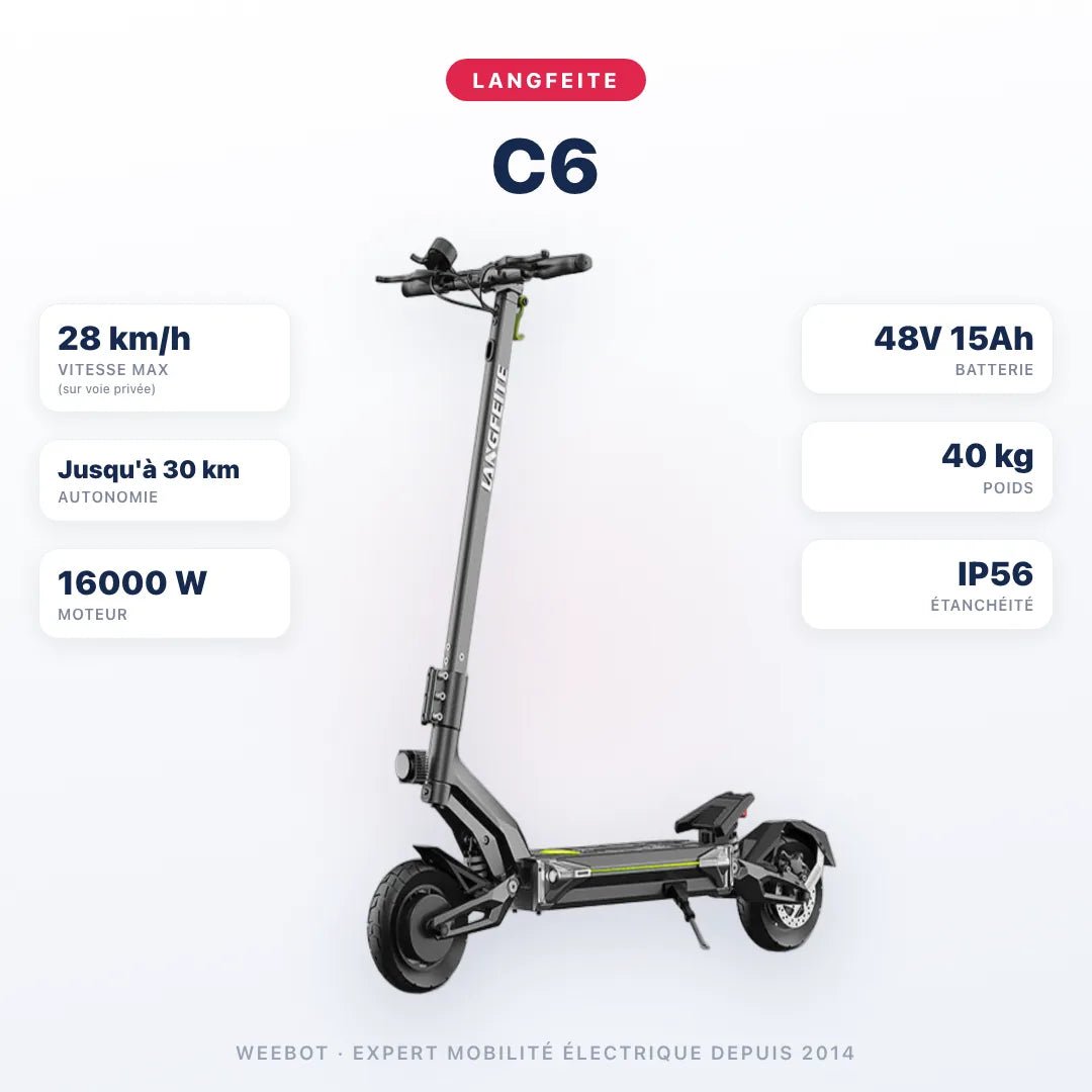 Trottinette Électrique Langfeite C6 - Weebot