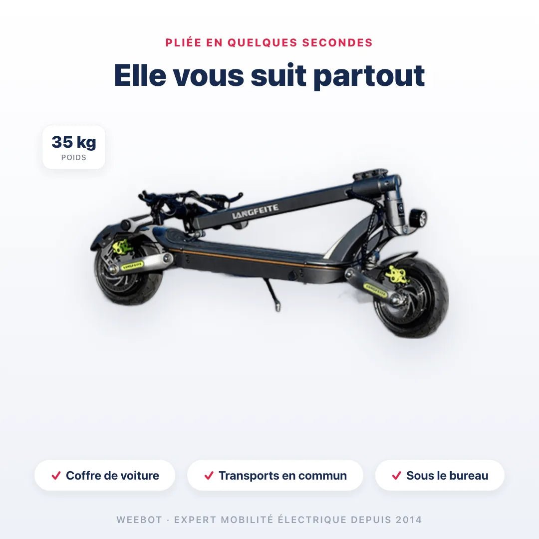 Trottinette Électrique Langfeite Coupé - Weebot