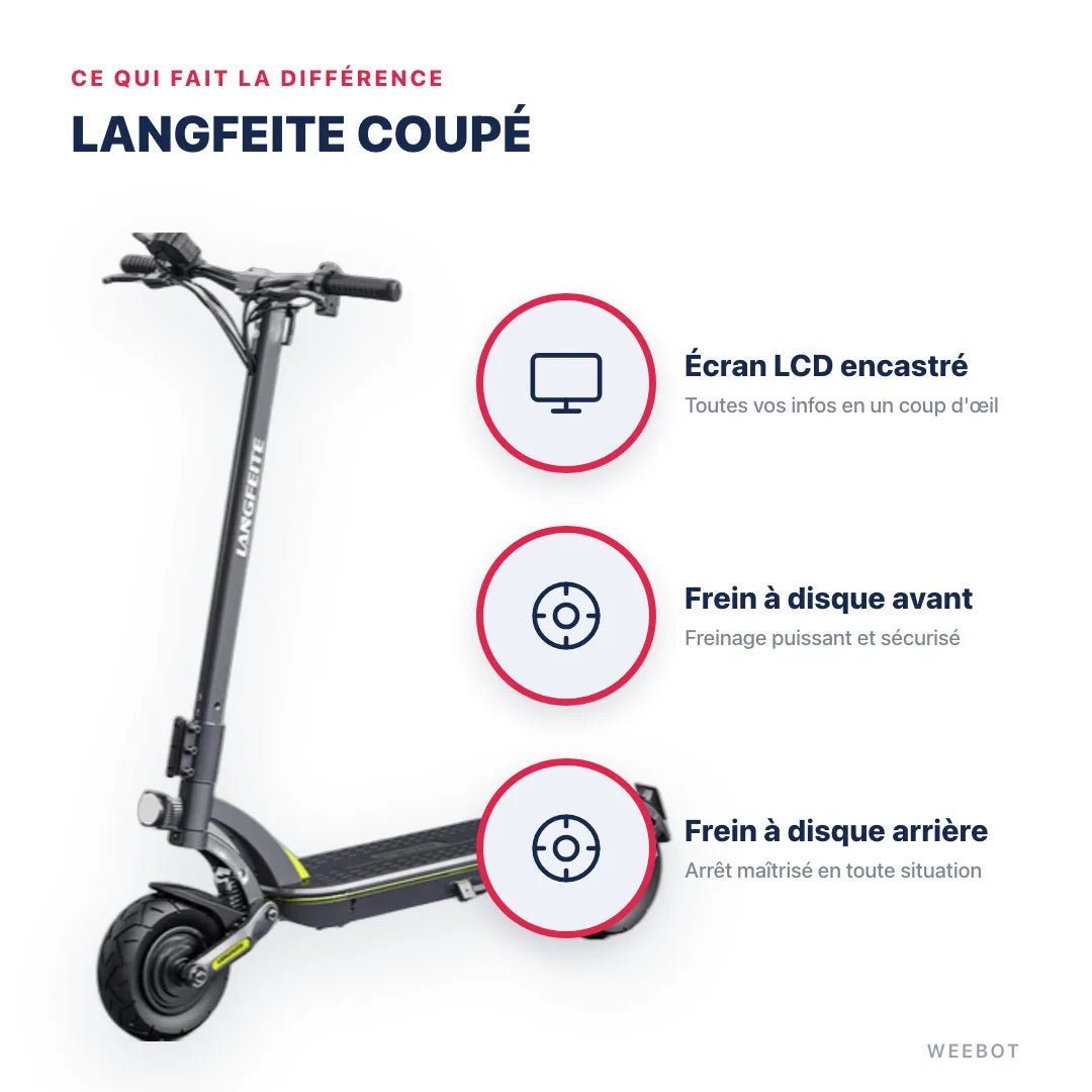 Trottinette Électrique Langfeite Coupé - Weebot