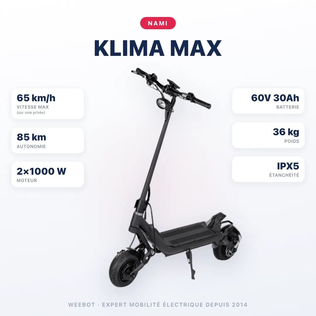 Trottinette Électrique Nami Klima Max - Weebot