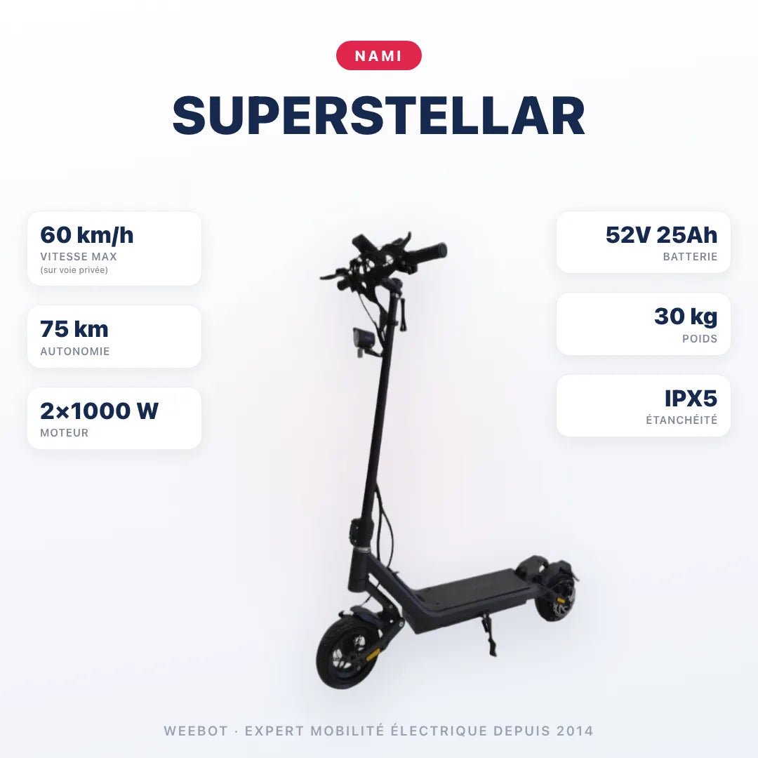 Trottinette Électrique Nami SuperStellar - Weebot