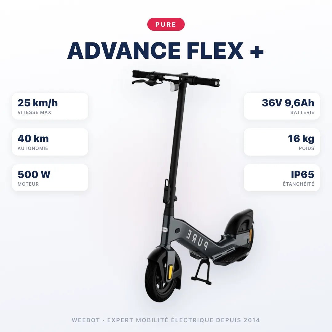 Trottinette Électrique Pure Advance Flex + - Weebot