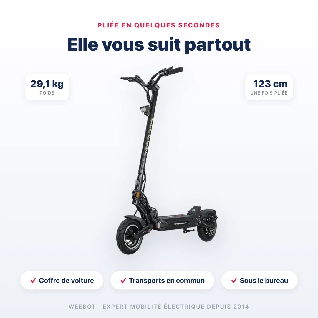 Trottinette Électrique Teverun Space Lite - Weebot