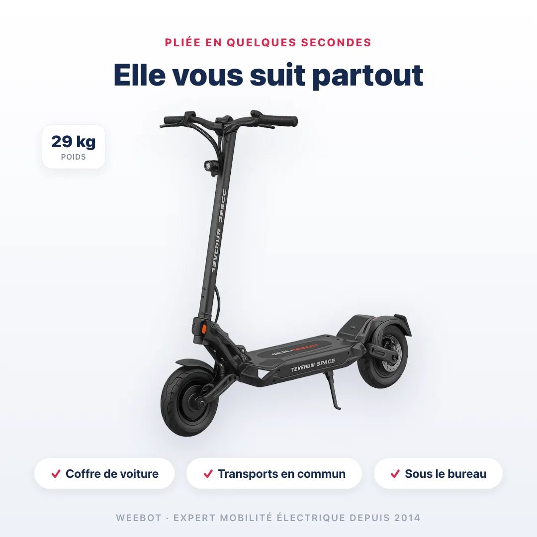 Trottinette Électrique Teverun Space - Weebot