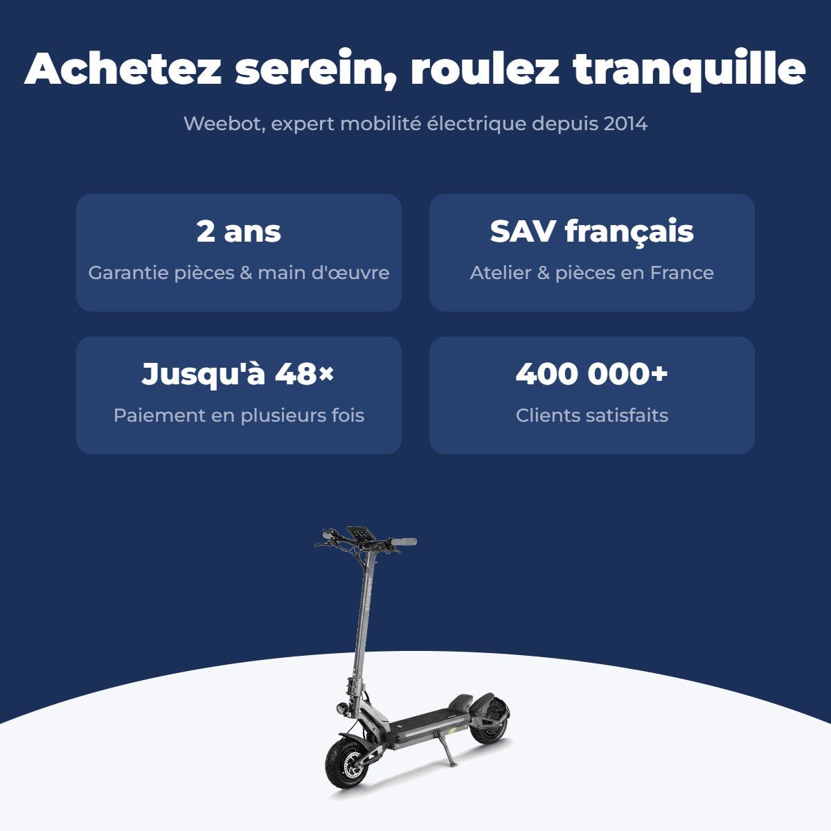 Trottinette Électrique Langfeite Cayman S — garantie 2 ans, livraison rapide et SAV français