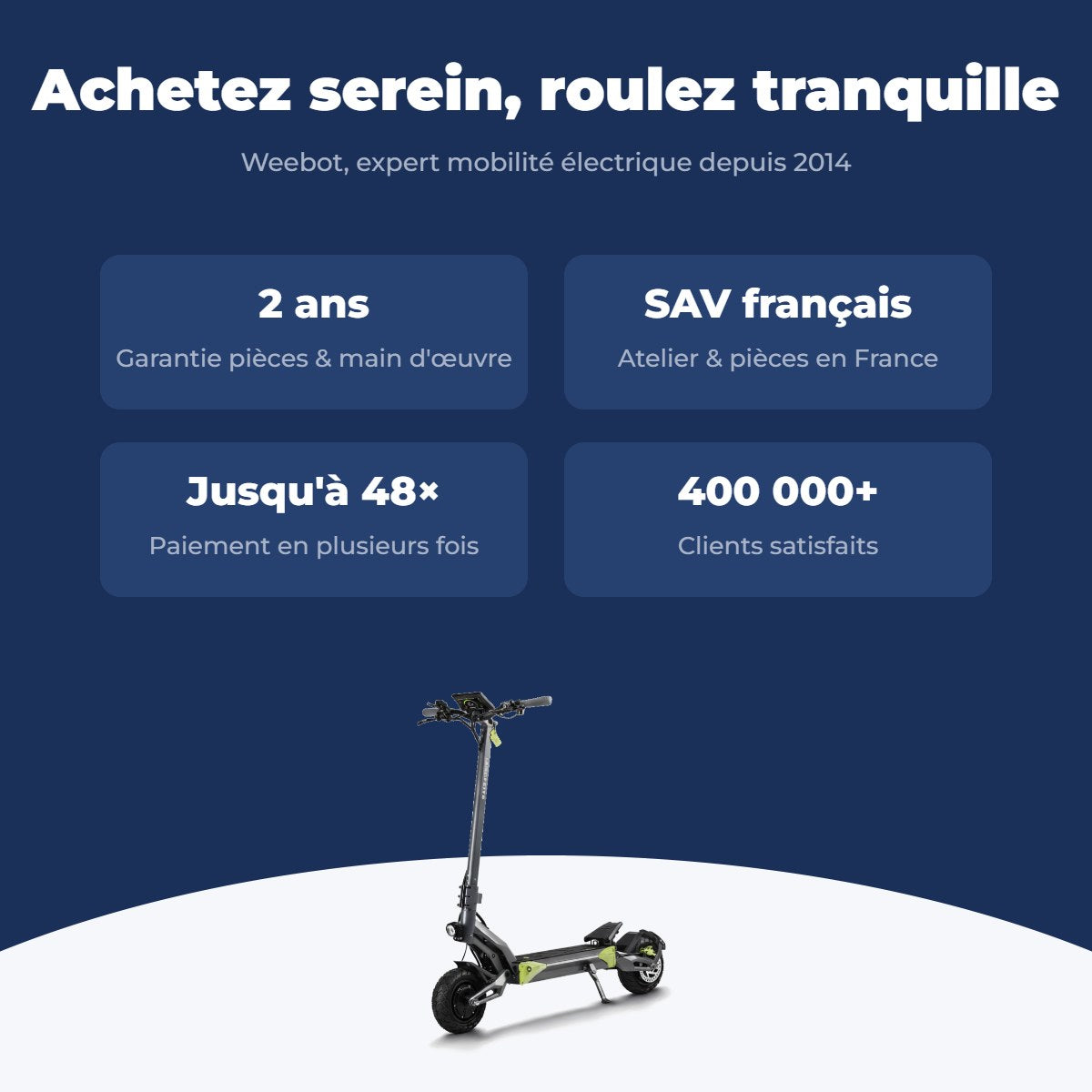Trottinette Électrique Langfeite Roadster GT — garantie 2 ans, livraison rapide et SAV français