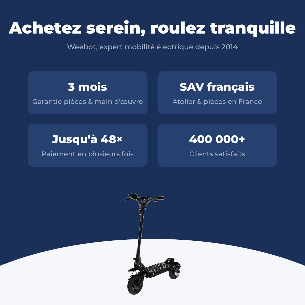 Trottinette Électrique Occasion Dualtron Forever Ultra : Reconditionnée — garantie 3 mois, livraison rapide et SAV français