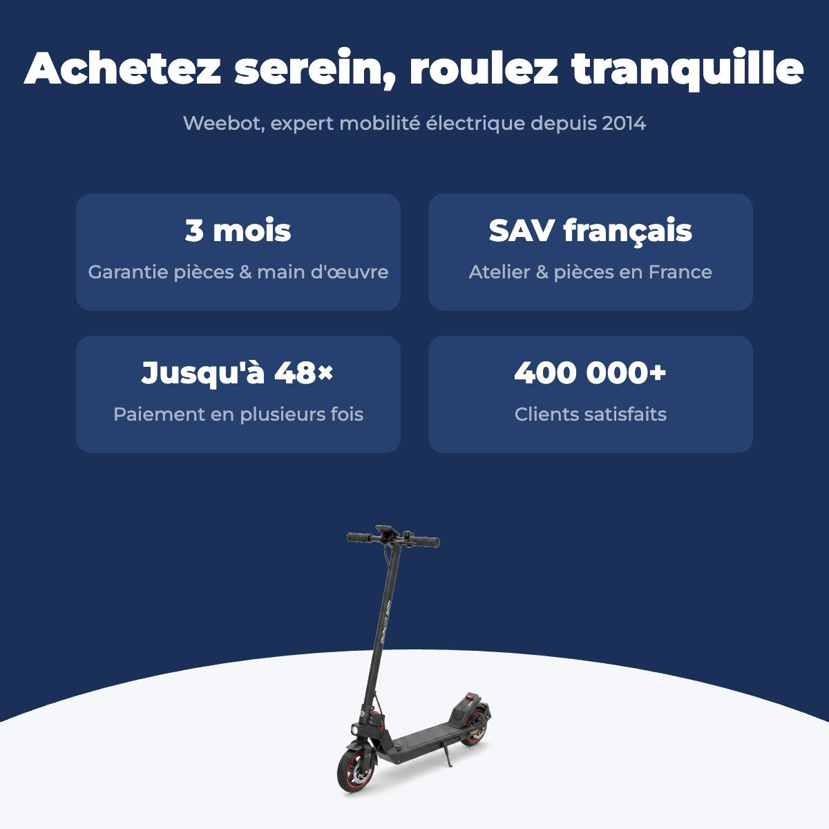 Trottinette Électrique Occasion Dualtron Sonic N : Reconditionnée — garantie 3 mois, livraison rapide et SAV français