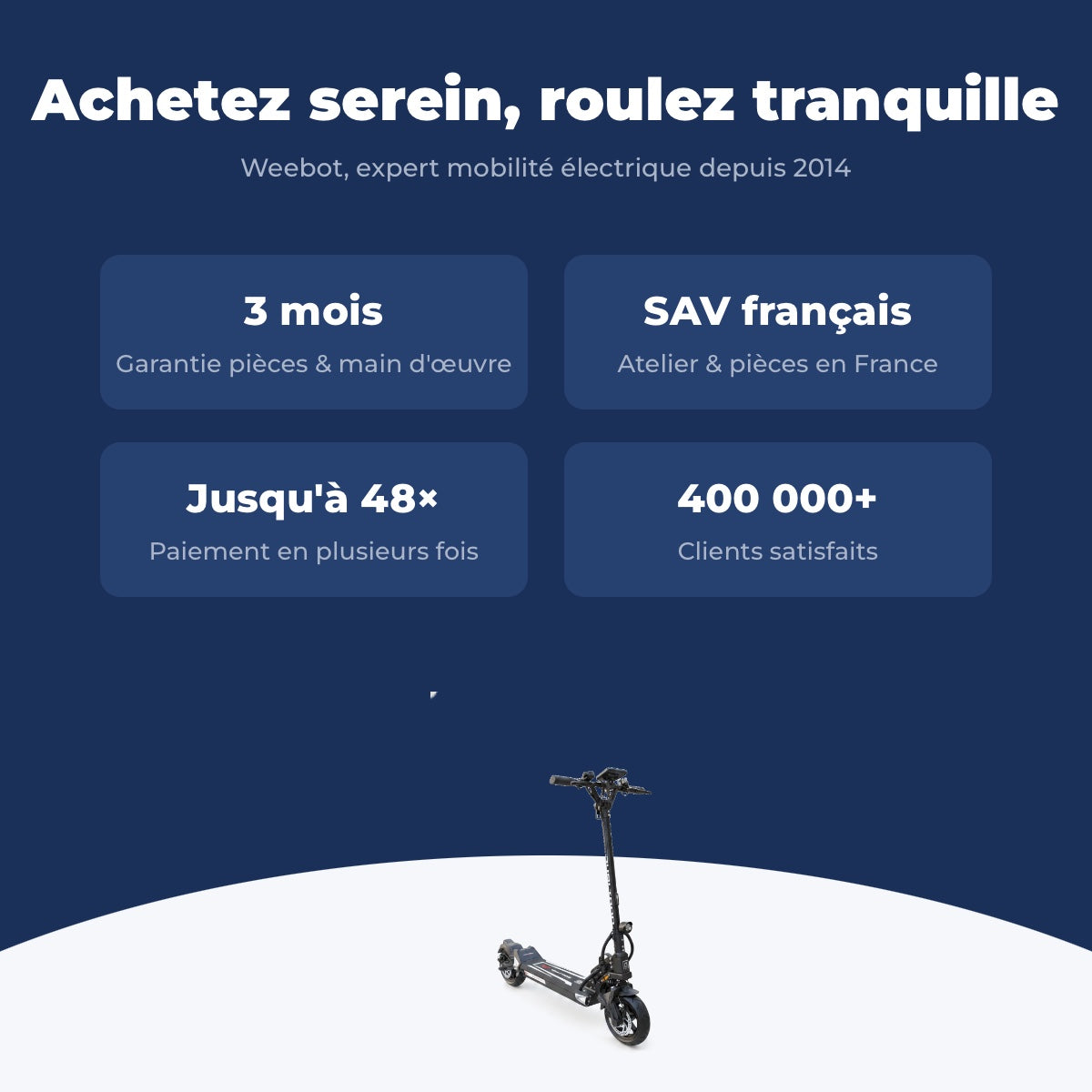 Trottinette Électrique Occasion Dualtron Togo Max : Reconditionnée — garantie 3 mois, livraison rapide et SAV français
