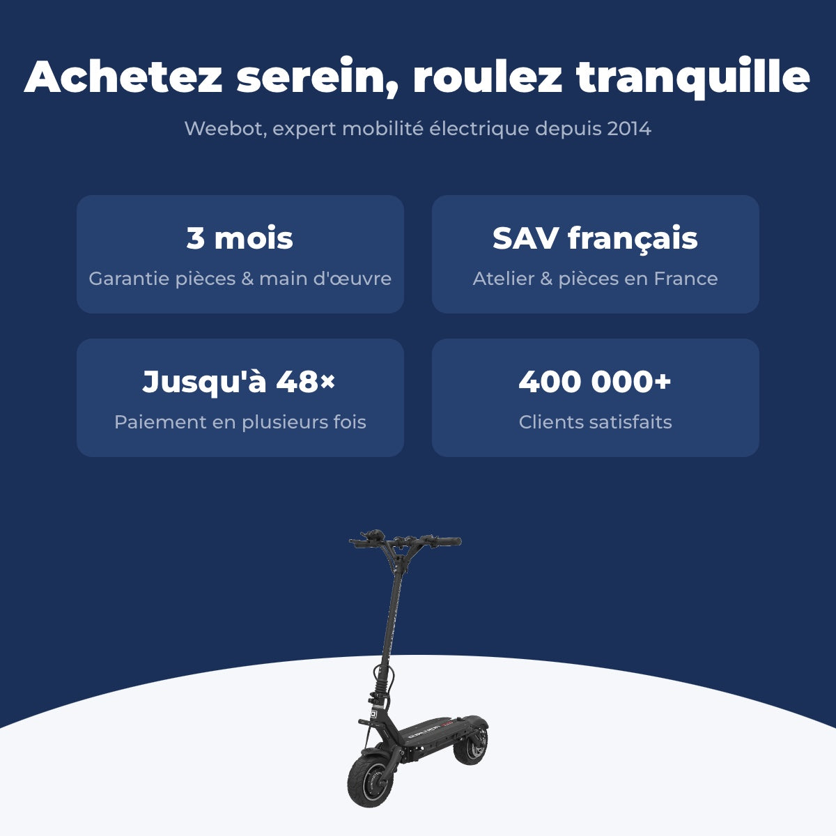 Trottinette Électrique Occasion Dualtron Victor : Reconditionnée — garantie 3 mois, livraison rapide et SAV français