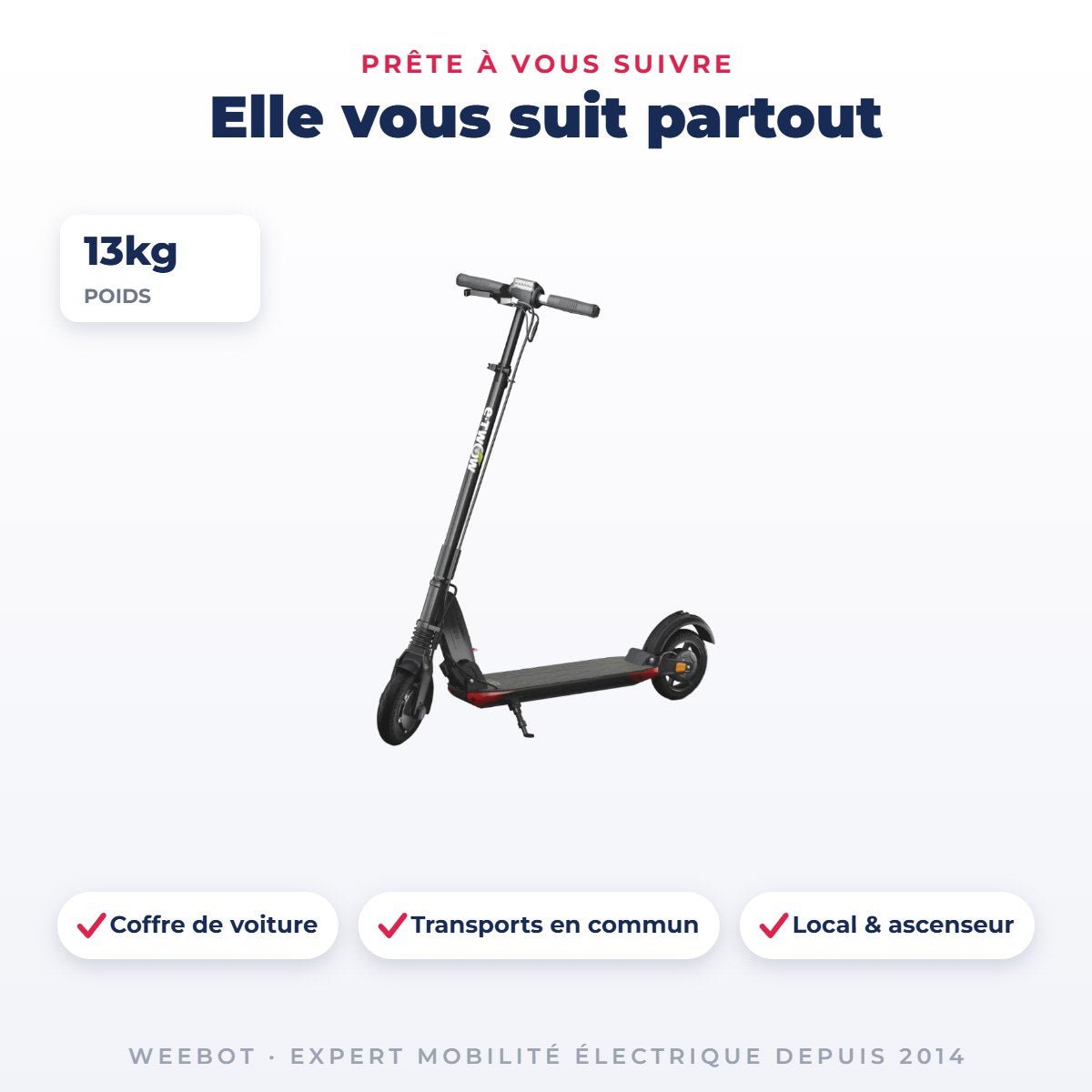 Trottinette Électrique Occasion Etwow GTS : Reconditionnée - Weebot