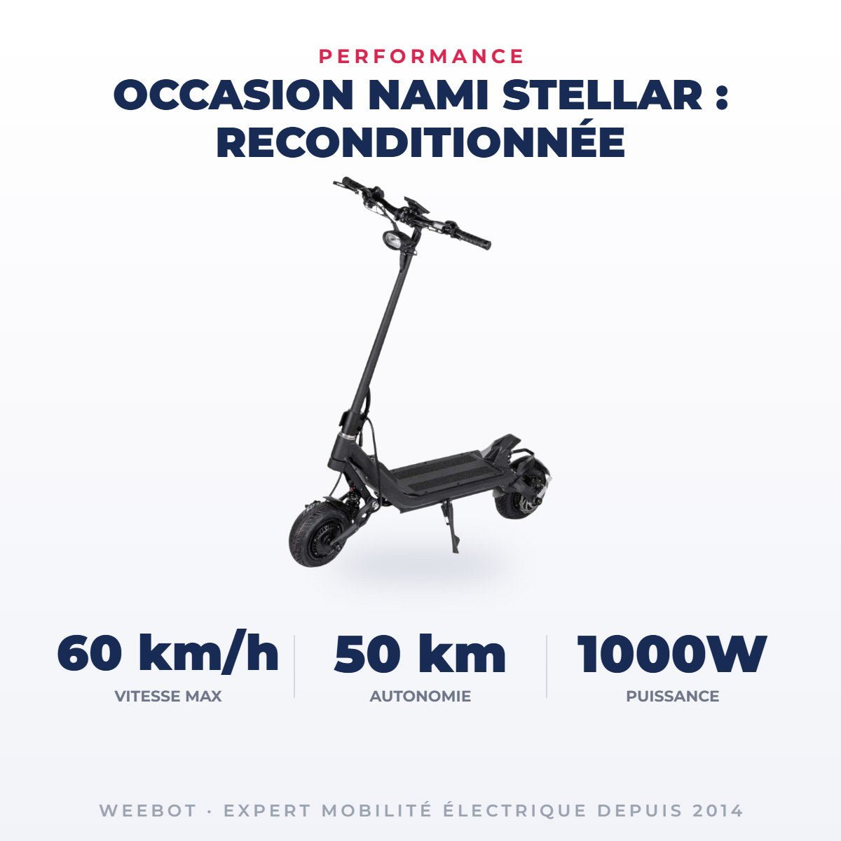 Trottinette Électrique Occasion Nami Stellar : Reconditionnée - Weebot