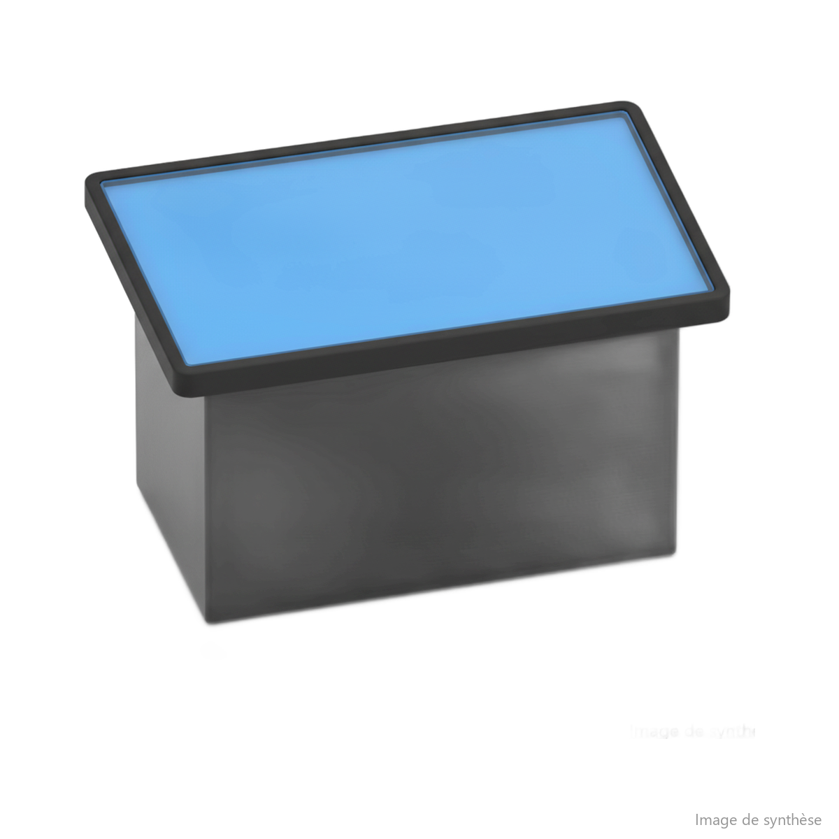 Schéma d'un voltmètre de guidon rectangulaire pour trottinette électrique Dualtron