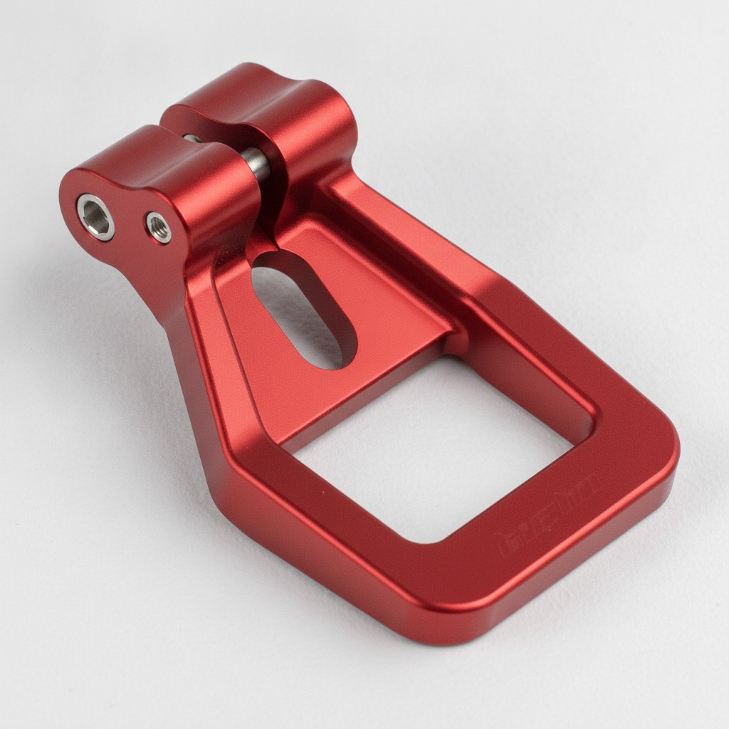 Clé de Pliage Rouge Kaabo Wolf King GTR, packshot studio sur fond blanc