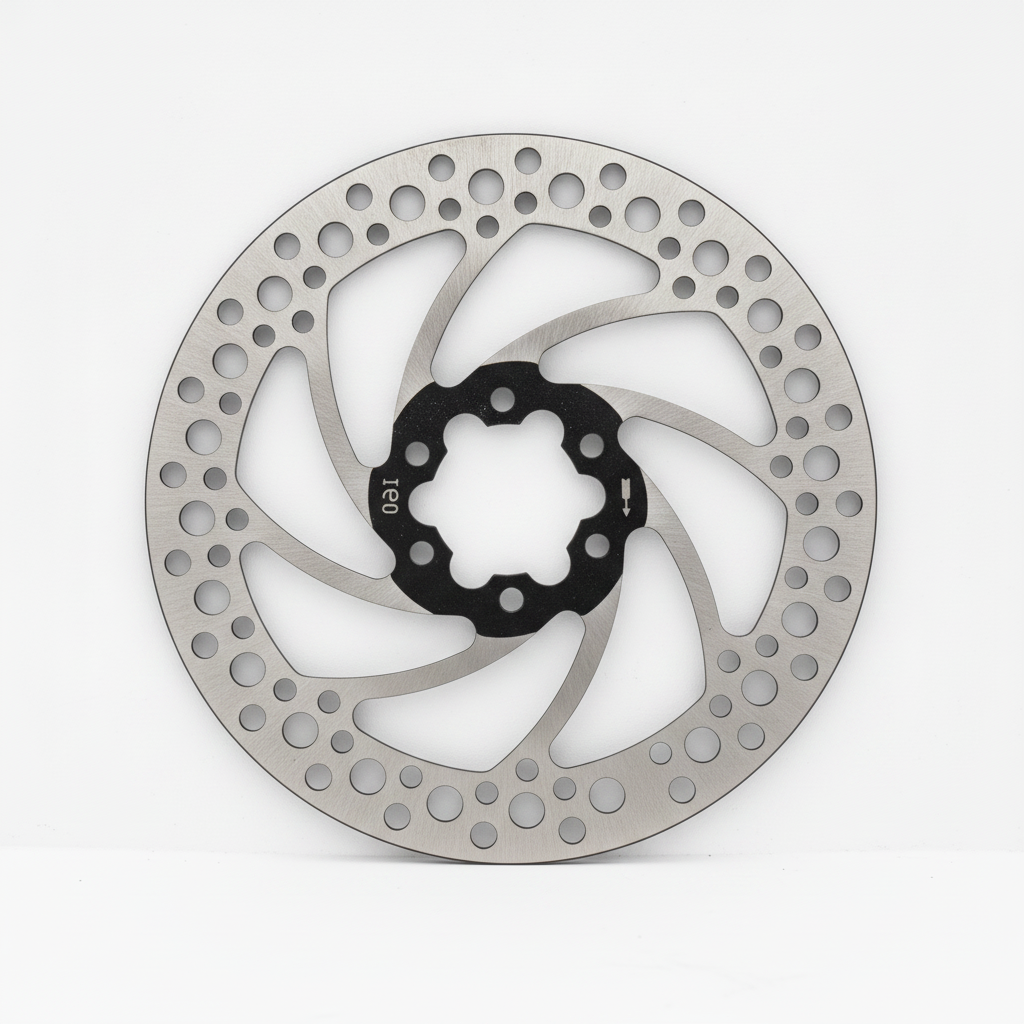 Disque de Frein 160 mm Kaabo Wolf King GTR, packshot studio sur fond blanc