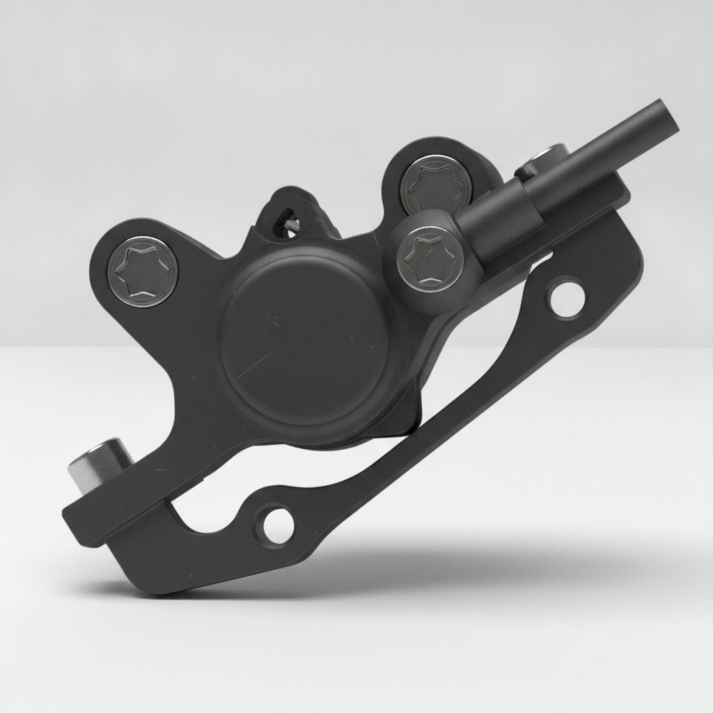 Étrier de Frein Avant Kaabo Wolf King GTR, packshot studio sur fond blanc