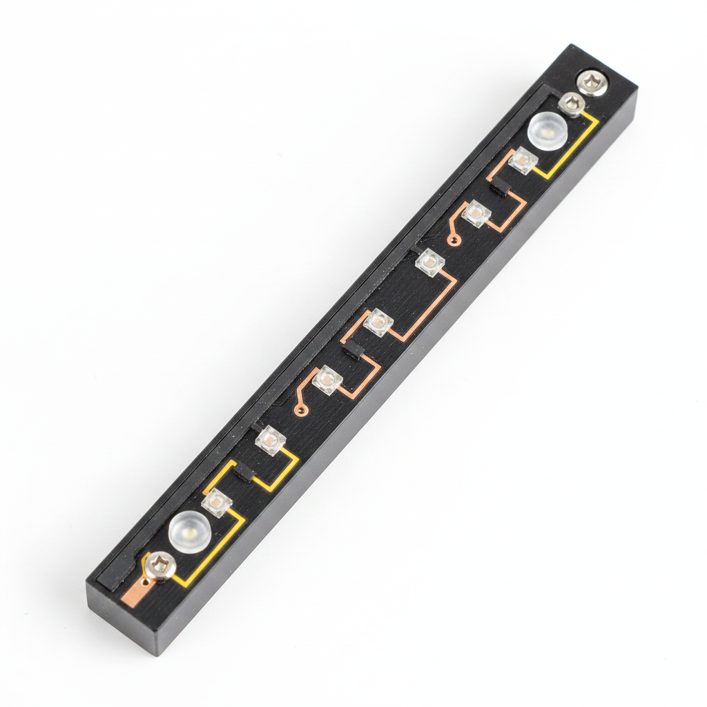 Platine LED Supérieure de Clignotant Kaabo Wolf King GTR, packshot studio sur fond blanc