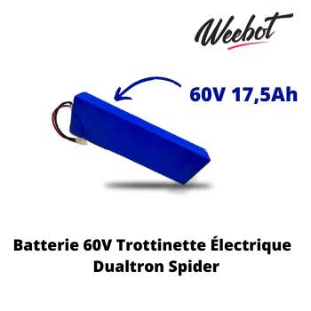 batterie 60v 17 5ah trottinette electrique dualtron spider minimotors pas cher