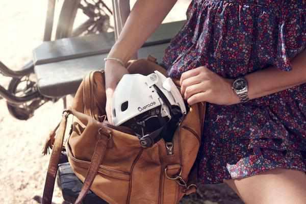 Casque Vélo Pliant Overade Plixi Fit Noir - Weebot