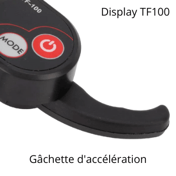 gachette d acceleration display tf100 trottinette electrique kugoo m4 