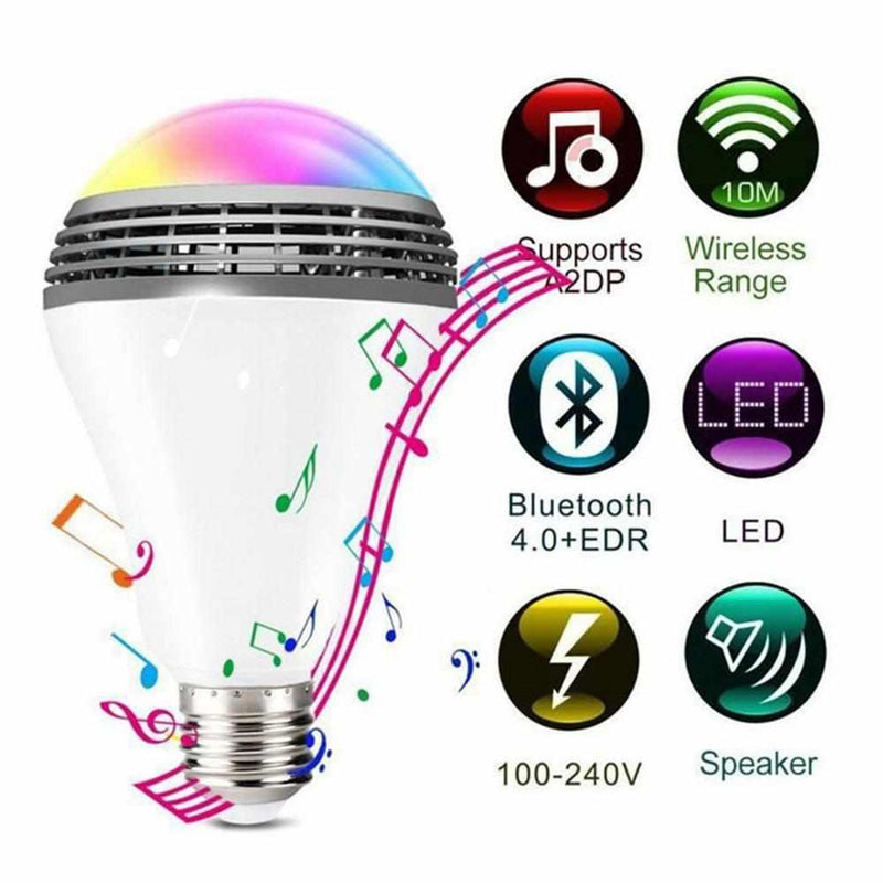 Ampoule connectée Bluetooth Musicale/LED Muvit IO MyMusicBulb - Weebot