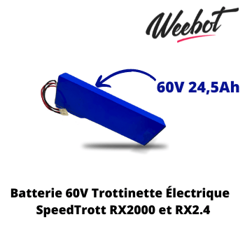 batterie interne trottinette electrique rx 2000 rx 2.4 speedtrott pas cher
