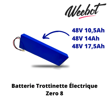 batterie interne trottinette electrique zero 8 pas cher haute qualite