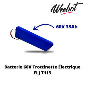 baterie interne trottinette electrique flj 60V t113 pas cher