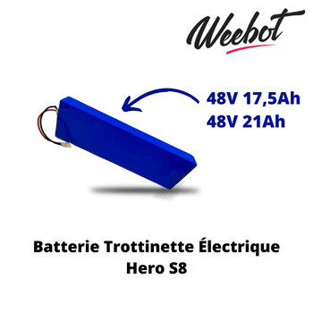 batterie interne trottinette electrique hero s8 48v pas cher