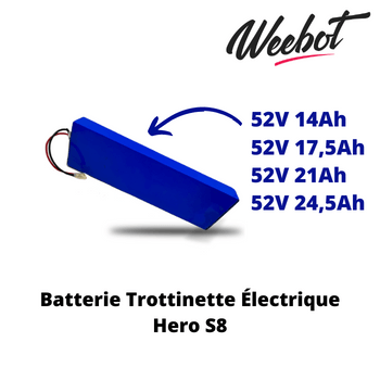 batterie interne trottinette electrique hero S8 52V pas cher