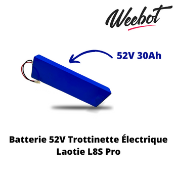 batterie interne trottinette electrique laotie l8s pro 52v pas cher