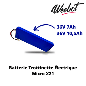 batterie interne trottinette electrique micro x21 36v pas cher