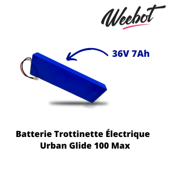 batterie interne trottinette electrique urbanglide 100 max 36v pas cher