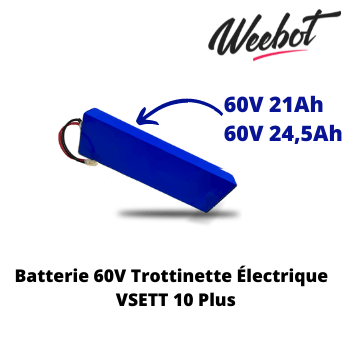 batterie interne trottinette electrique vsett 10 plus pas cher qualite superieur