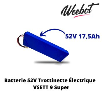 batterie interne trottinette electrique vsett 9 super compatible pas cher