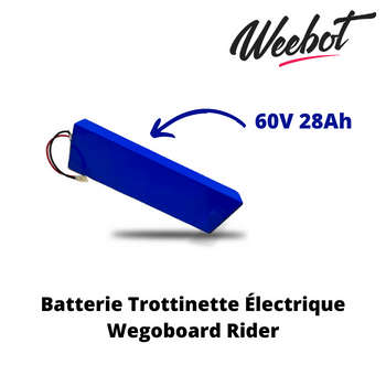batterie interne trottinette electrique wegoboard rider 60v pas cher