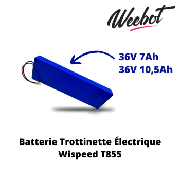 batterie interne trottinette electrique wispeed t855 36v pas cher