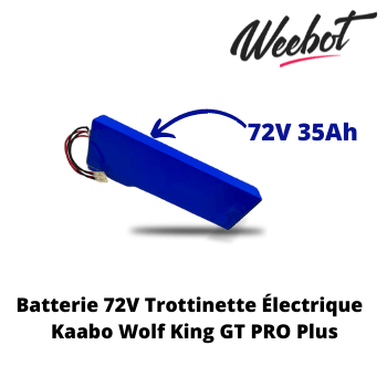 batterie interne trottinette electrique wolf king gtpro plus kaabo 72v weebot pas cher bonne qualite