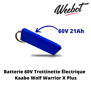 batterie interne trottinette electrique wolf warrior x plus kaabo 60v weebot pas cher haute qualite