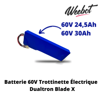 batterie interne trottinette electrique dualtron blade x 60v weebot minimotors pas cher